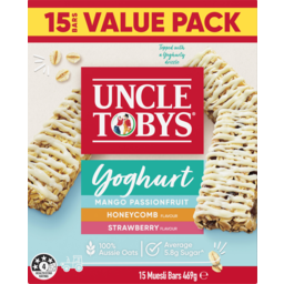 Photo of Uncle Tobys Yoghurt Variety Pack Muesli Bars 15 Pack