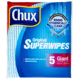 Photo of Chux Superwipes Giant Cleaning Cloths 5 Pack
