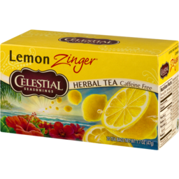 Photo of Celestial Seasonings Lemon Zinger Caffeine Free Herbal Tea - 20 Ct 