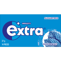 Photo of Extra Peppermint Sugar Free Chewing Gum 14 Pieces 27g
