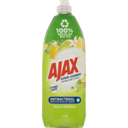 Photo of Ajax Multi Surface Floor Cleaner, 750ml, Baking Soda And Citrus, Stone Safe, Removes Grease And Grime 750ml