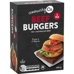 Photo of Comm Co Beef Burger Frzn