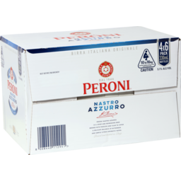 Photo of Peroni Nastro Azzurro 5.1% 4 X 6x330ml