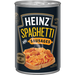 Photo of Heinz Spaghetti & Sausages 420g