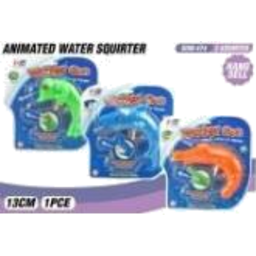 Photo of Water Gun Mouth Opens To Squirt Animated 14cm Color - Orange & Green & Blue