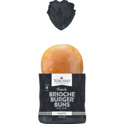 Photo of Toscano Brioche Burger Buns 4 Pack