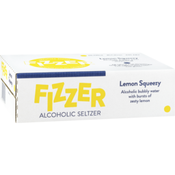 Photo of Moon Dog Fizzer Alcoholic Seltzer Lemon Squeezy Can