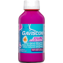 Photo of Gaviscon Dual Action Liquid Mixed Berry 300ml