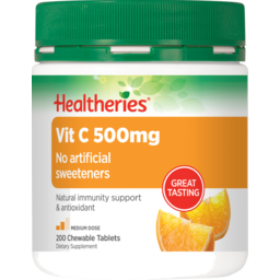 Photo of Healtheries Vitamin C 500mg Chewable 200 Pack