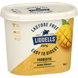 Photo of Liddells Lactose Free Probiotic Mango Yoghurt 700g