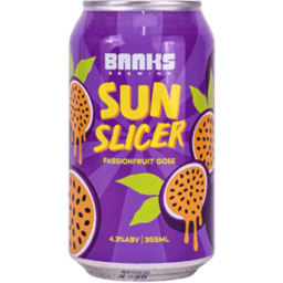 Photo of Banks Brewing Sun Slicer Passionfruit Gose Can 355ml