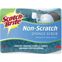 Photo of Scotch Brite Non Scratch Sponge Scrub 3 Pack