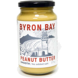Photo of Byron Bay Peanut Butter Smooth No Added Salt 375gm