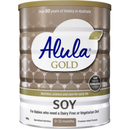 Photo of Alula Gold Soy Premium Infant Formula 0-12 Months 900g