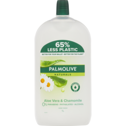Photo of Palmolive Naturals Softening Aloe Vera & Chamomile Liquid Hand Wash Refill 1l