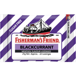Photo of Fishermans Friend Lozenges Strong Blackcurrant