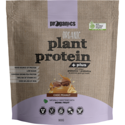 Photo of PROGANICS Org Plant Protein Plus Choc Peanut