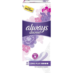 Photo of Always Discreet Normal 24 Liners For Bladder Leaks And Adult Incontinence 