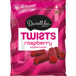 Photo of Darrell Lea Raspberry Liqourice Twists