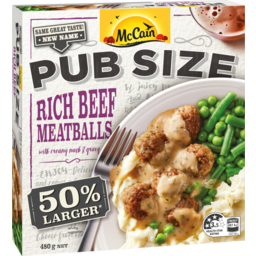 Photo of McCain's  Man Size Rich Beef Meatballs 480gm
