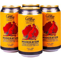 Photo of Grifter Brewing Moderation Mid Strength Australian Dry Ale Can