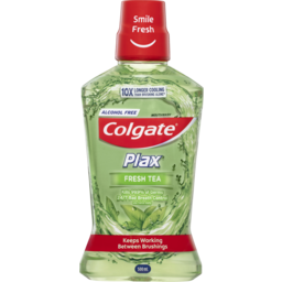 Photo of Colgate Plax Mouthwash Antibacterial Alcohol Free Fresh Tea