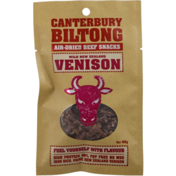 Photo of Canterbury Biltong Beef Snack Wild NZ Venison