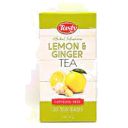 Photo of Tasty Lemon Ginger Tea Bags 20s