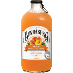 Photo of Bundaberg Peach Sparkling Drink Bottle