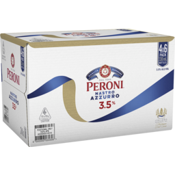 Photo of Peroni Nastro Azzurro 3.5% Bottles