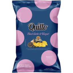Photo of Quillo Chips Black Garlic Vinegar 130g