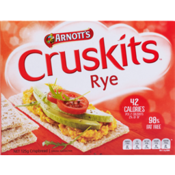 Photo of Arnott's Cruskits Crispbread Rye 125g 125g