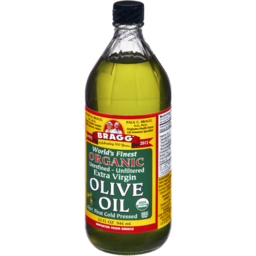 Photo of Bragg Organic Unrefined - Unfiltered Extra Virgin Olive Oil