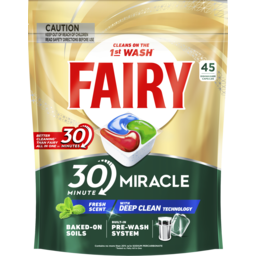 Photo of Fairy inute Miracle Dishwashing Tablets 45 Pack