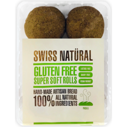 Photo of Swiss Natural Gluten Free Dinner Bread Rolls 6 Pack