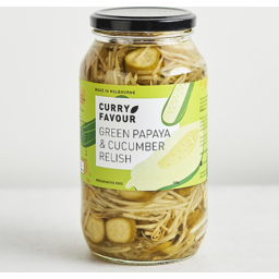 Photo of Curry Favour Green Papaya Cucumber Relish 350g