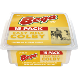 Photo of Bega Easy Melt Colby Natural Cheese Slices 15pk