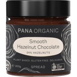 Photo of Pana Organic Smooth Hazelnut Chocolate Spread 200g
