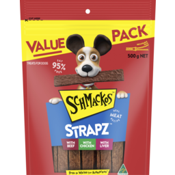 Photo of Schmackos Strapz Assorted Treat For Dogs Value Pack 500g