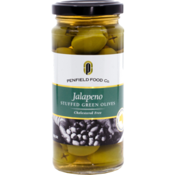 Photo of Penfield Food Co Stuffed Green Olives Jalapeno