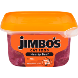 Photo of Jimbos Cat Hearty Beef 400g