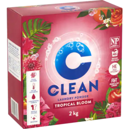 Photo of Clean Laundry Powder Tropical Bloom 2kg