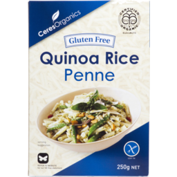 Photo of Ceres Organics Quinoa Rice Penne Gluten Free 250g