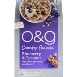 Photo of O&G Granola Breakfast Cereal Crunchy Blueberry And Coconut