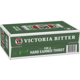 Photo of Victoria Bitter VB Can 375ml 24 pack