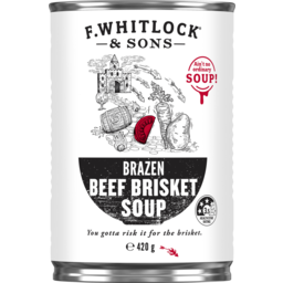 Photo of F. Whitlock & Sons Brazen Beef Brisket Soup 420g