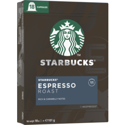Photo of Starbucks By Nespresso Espresso Roast Coffee Pods 18 Pack