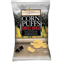 Photo of For Goodness Snack Corn Puffs Sweet Chilli