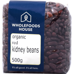 Photo of Wholefoods House Beans Organic Red Kidney 500g