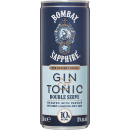 Photo of Bombay Sapphire Gin & Tonic Double Serve